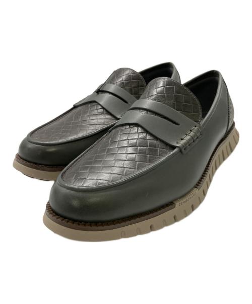 COLE HAAN（コールハーン）COLE HAAN (コールハーン) ゼログランドリマスタードペニーローファー グレー サイズ:26cmの古着・服飾アイテム
