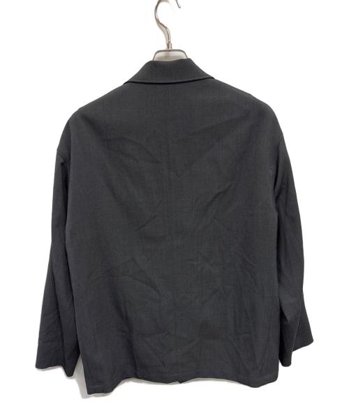 PUBLIC TOKYO（パブリックトウキョウ）PUBLIC TOKYO (パブリックトウキョウ) AQUA WOOLカルゼダブル/テーラードジャケット グレー サイズ:2の古着・服飾アイテム