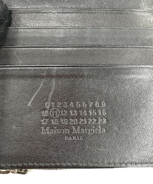 Maison Margiela（メゾンマルジェラ）Maison Margiela (メゾンマルジェラ) フォールデッドレザーウォレット ブラックの古着・服飾アイテム