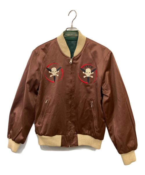 SUGER CANE（シュガーケーン）SUGER CANE (シュガーケーン) スカジャン ブラウン サイズ:40の古着・服飾アイテム