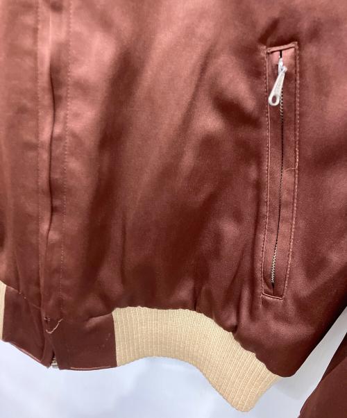 SUGER CANE（シュガーケーン）SUGER CANE (シュガーケーン) スカジャン ブラウン サイズ:40の古着・服飾アイテム