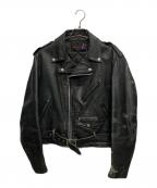 DUROJAC BY Schottショット）の古着「レザージャケット」｜ブラック