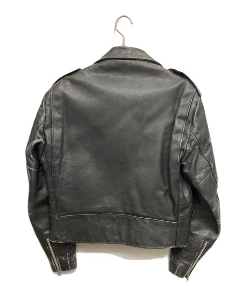 DUROJAC BY Schott（ショット）DUROJAC BY Schott (ショット) レザージャケット ブラック サイズ:42の古着・服飾アイテム