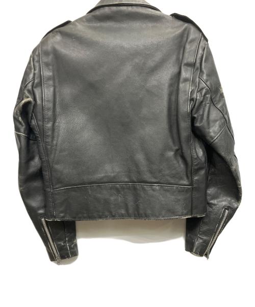 DUROJAC BY Schott（ショット）DUROJAC BY Schott (ショット) レザージャケット ブラック サイズ:42の古着・服飾アイテム