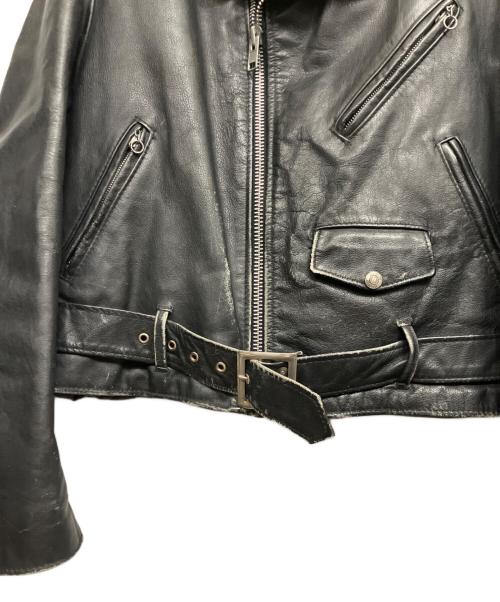 DUROJAC BY Schott（ショット）DUROJAC BY Schott (ショット) レザージャケット ブラック サイズ:42の古着・服飾アイテム