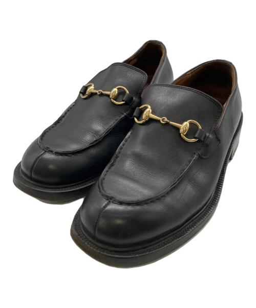 GUCCI（グッチ）GUCCI (グッチ) ビットローファー ブラック サイズ:26.5cmの古着・服飾アイテム