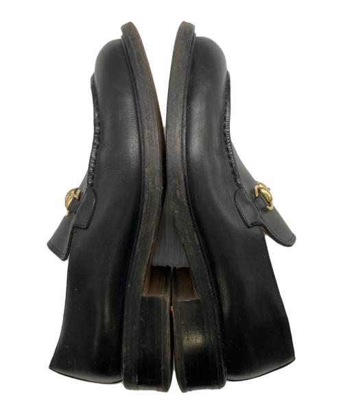 GUCCI（グッチ）GUCCI (グッチ) ビットローファー ブラック サイズ:26.5cmの古着・服飾アイテム