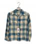 FULLCOUNT（フルカウント）の古着「OPEN CHECKER HAWAIIAN SHIRT」｜ブルー