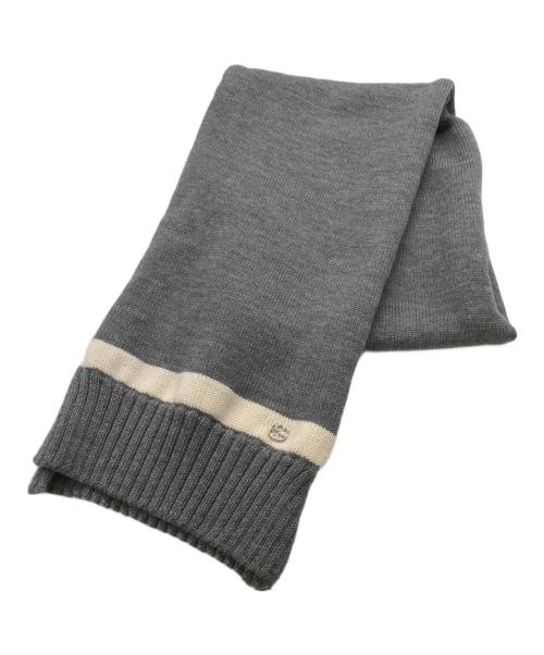 GUCCI（グッチ）GUCCI (グッチ) マフラー グレー サイズ:25×180cmの古着・服飾アイテム