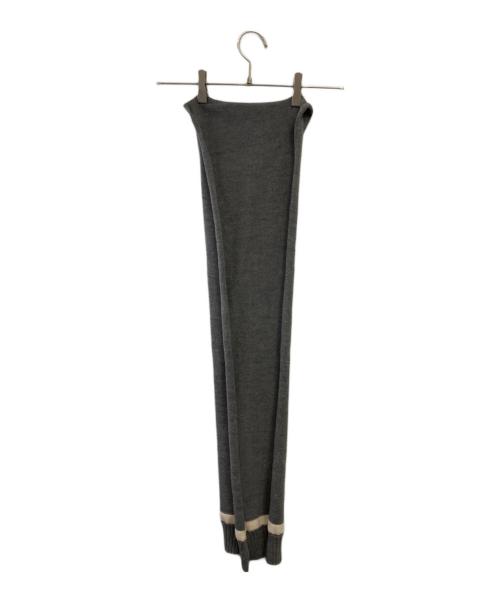 GUCCI（グッチ）GUCCI (グッチ) マフラー グレー サイズ:25×180cmの古着・服飾アイテム