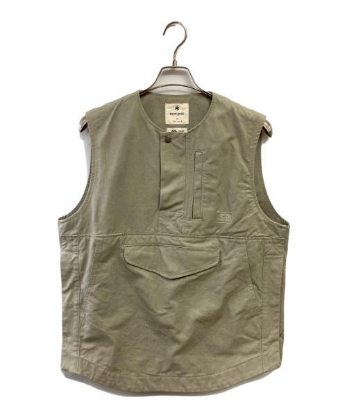 Snow peak（スノーピーク）Snow peak (スノーピーク) TAKIBI Canvas Vest グレー サイズ:Mの古着・服飾アイテム