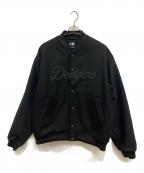 New Era×Los Angeles Dodgersニューエラ×ロサンゼルス・ドジャース）の古着「スタジャン」｜ブラック