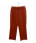 AURALEE（オーラリー）の古着「SUPER SOFT SWEAT EASY PANTS/スウェットパンツ」｜オレンジ
