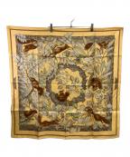 HERMESエルメス）の古着「シルクスカーフ」｜イエロー