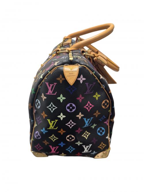 LOUIS VUITTON（ルイ ヴィトン）LOUIS VUITTON (ルイ ヴィトン) マルチカラー キーポル45 M92640 ブラックの古着・服飾アイテム