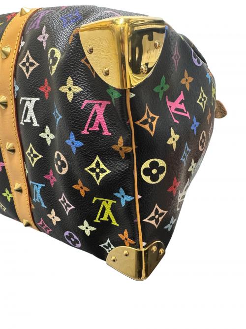 LOUIS VUITTON（ルイ ヴィトン）LOUIS VUITTON (ルイ ヴィトン) マルチカラー キーポル45 M92640 ブラックの古着・服飾アイテム