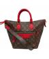 LOUIS VUITTON（ルイ ヴィトン）の古着「2WAYバッグ/トゥルネルPM」｜ブラウン×レッド
