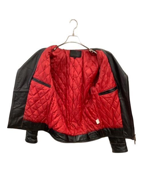 JACKROSE（ジャックローズ）JACKROSE (ジャックローズ) ダブルライダースジャケット ブラック サイズ:4の古着・服飾アイテム