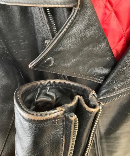 JACKROSE（ジャックローズ）JACKROSE (ジャックローズ) ダブルライダースジャケット ブラック サイズ:4の古着・服飾アイテム