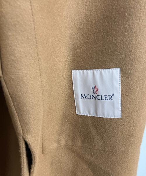 MONCLER（モンクレール）MONCLER (モンクレール) ウールリバーコート ブラウンの古着・服飾アイテム