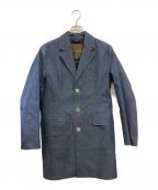 MACKINTOSHマッキントッシュ）の古着「ゴム引きチェスターフィールドコート」｜ネイビー