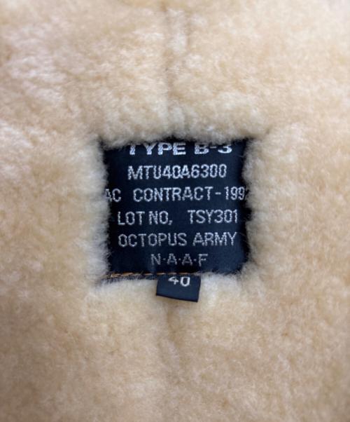 OCTOPUS ARMY（オクトパスアーミー）OCTOPUS ARMY (オクトパスアーミー) フライトジャケット ブラウン サイズ:40の古着・服飾アイテム