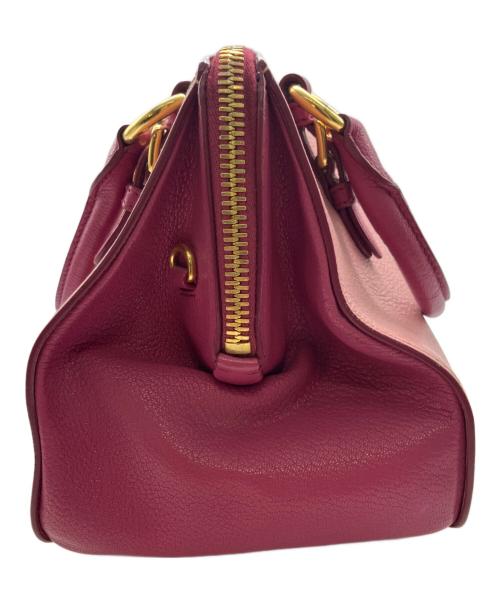 MIU MIU（ミュウミュウ）MIU MIU (ミュウミュウ) マドラス ピンクの古着・服飾アイテム