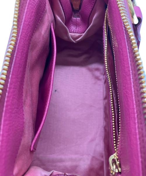 MIU MIU（ミュウミュウ）MIU MIU (ミュウミュウ) マドラス ピンクの古着・服飾アイテム