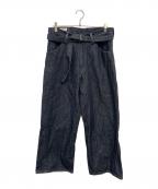 LEVI'S PReMIUMリーバイス プレミアム）の古着「TWISTED BELTED DENIM PANT」｜インディゴ
