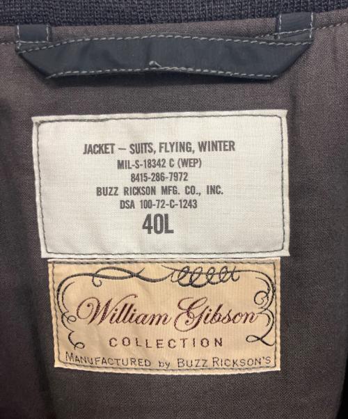BUZZ RICKSON'S（バズリクソンズ）BUZZ RICKSON'S (バズリクソンズ) フライトジャケット/TYPE BLACK J-WFS WEP ブラック サイズ:40の古着・服飾アイテム
