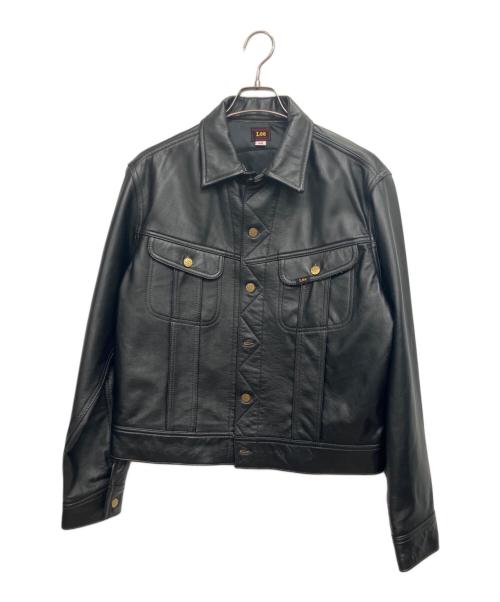 LEE（リー）LEE (リー) レザージャケット/RIDERS JACKET LEATHER【カウレザー】 ブラック サイズ:42の古着・服飾アイテム
