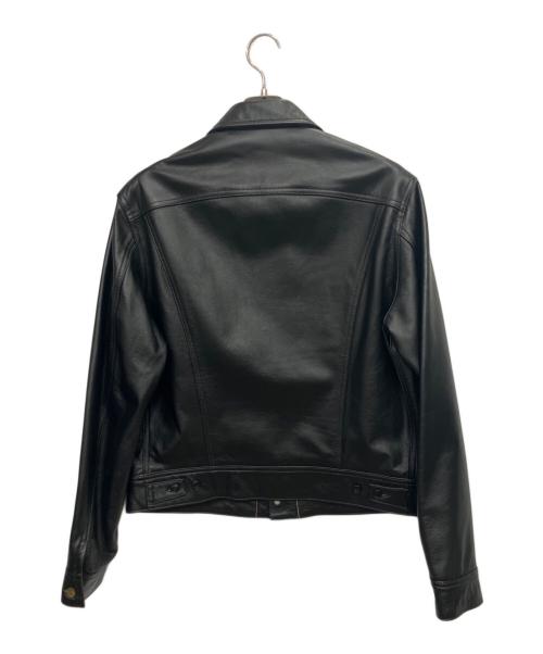 LEE（リー）LEE (リー) レザージャケット/RIDERS JACKET LEATHER【カウレザー】 ブラック サイズ:42の古着・服飾アイテム