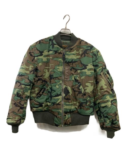BUZZ RICKSON'S（バズリクソンズ）BUZZ RICKSON'S (バズリクソンズ) BEAMS (ビームス) MA-1ジャケット グリーン サイズ:Lの古着・服飾アイテム