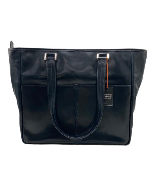 PORTER（ポーター）PORTER (ポーター) CLERK　TOTE BAG(S) ネイビーの古着・服飾アイテム