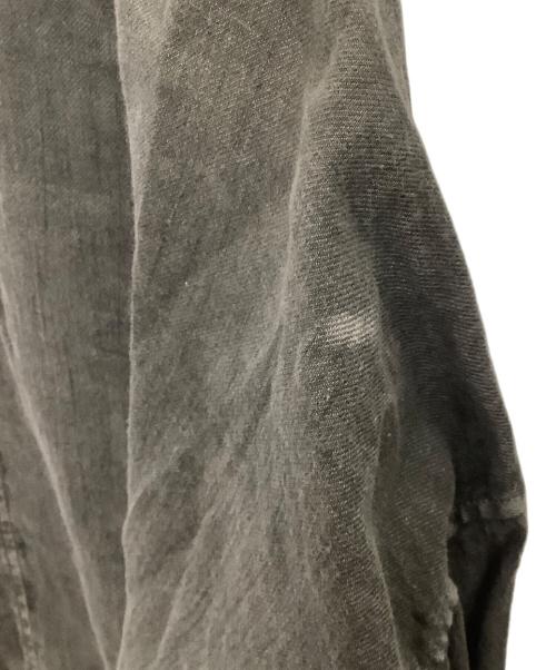 Y's（ワイズ）Y's (ワイズ) リネンジャケット グレー サイズ:4の古着・服飾アイテム