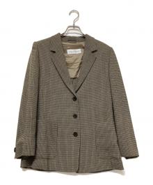 MaxMara（マックスマーラ）の古着「テーラードジャケット」｜ブラウン