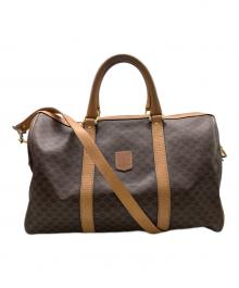 CELINE（セリーヌ）の古着「マカダム ボストンバッグ」｜ブラウン