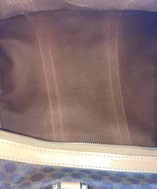 CELINE（セリーヌ）CELINE (セリーヌ) マカダム ボストンバッグ ブラウンの古着・服飾アイテム