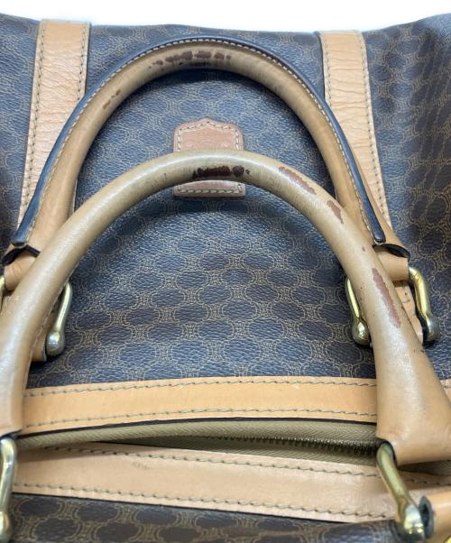 CELINE（セリーヌ）CELINE (セリーヌ) マカダム ボストンバッグ ブラウンの古着・服飾アイテム