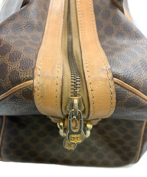 CELINE（セリーヌ）CELINE (セリーヌ) マカダム ボストンバッグ ブラウンの古着・服飾アイテム