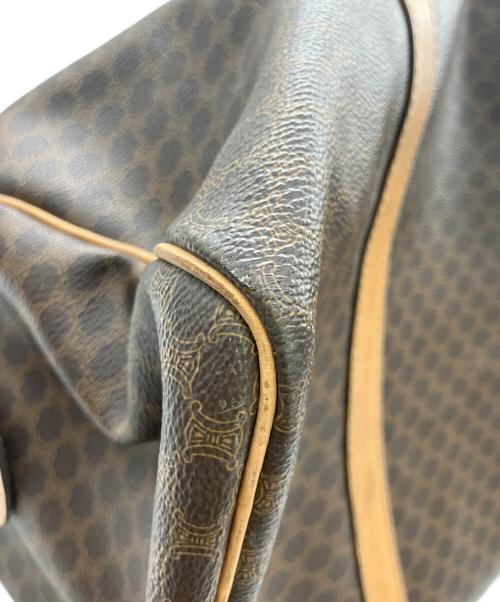 CELINE（セリーヌ）CELINE (セリーヌ) マカダム ボストンバッグ ブラウンの古着・服飾アイテム