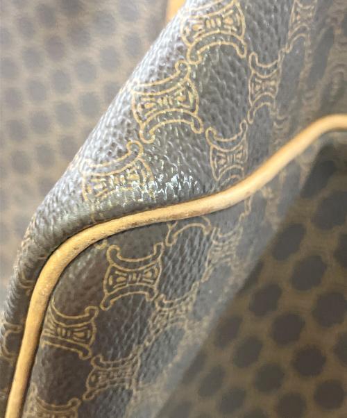 CELINE（セリーヌ）CELINE (セリーヌ) マカダム ボストンバッグ ブラウンの古着・服飾アイテム