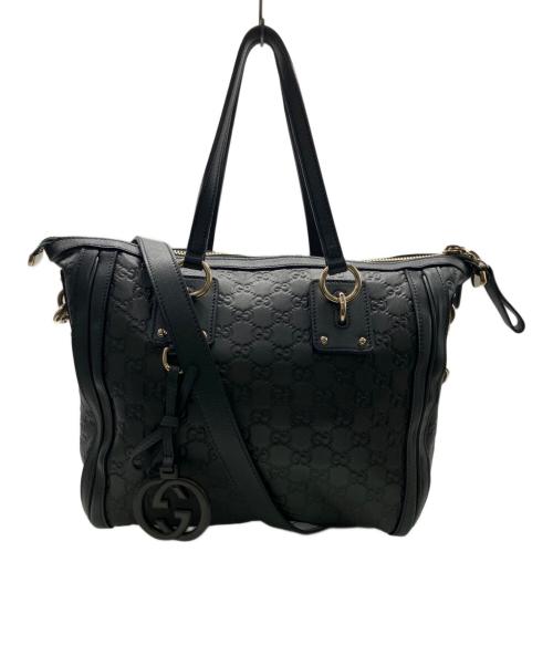 GUCCI（グッチ）GUCCI (グッチ) トートバッグ グリーンの古着・服飾アイテム