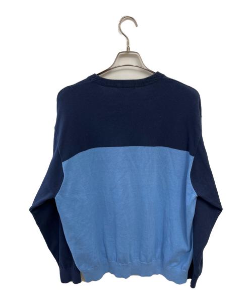 SUPREME（シュプリーム）SUPREME (シュプリーム) Split Logo Pullover ネイビー×ブルー サイズ:Lの古着・服飾アイテム