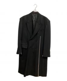 JOHN LAWRENCE SULLIVAN（ジョン ローレンス サリバン）の古着「ウールダブルブレストジップコート」｜ブラック