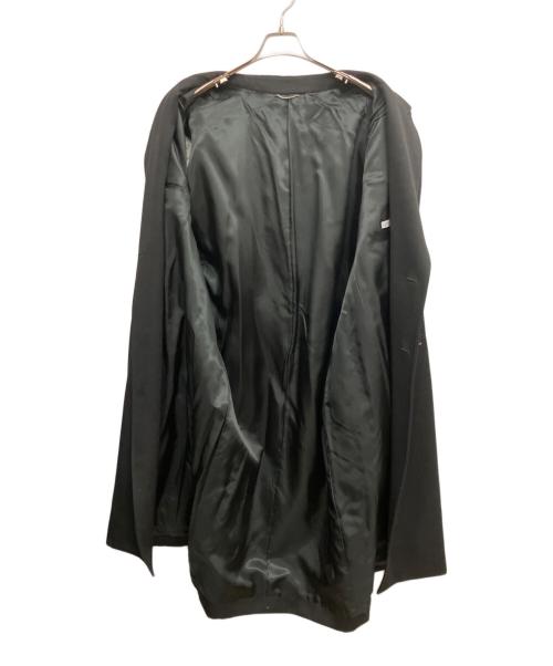 JOHN LAWRENCE SULLIVAN（ジョン ローレンス サリバン）JOHN LAWRENCE SULLIVAN (ジョン ローレンス サリバン) ウールダブルブレストジップコート ブラック サイズ:46の古着・服飾アイテム