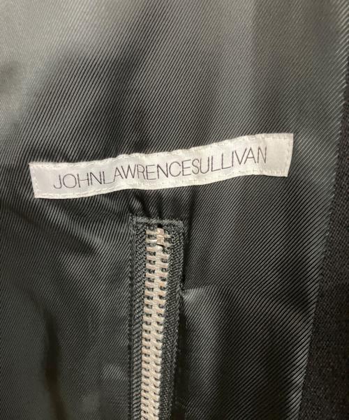 JOHN LAWRENCE SULLIVAN（ジョン ローレンス サリバン）JOHN LAWRENCE SULLIVAN (ジョン ローレンス サリバン) ウールダブルブレストジップコート ブラック サイズ:46の古着・服飾アイテム