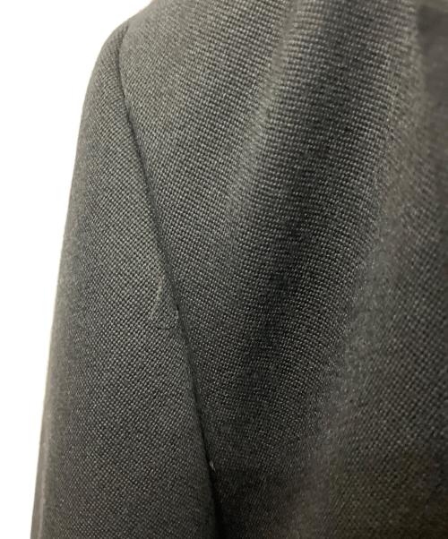 JOHN LAWRENCE SULLIVAN（ジョン ローレンス サリバン）JOHN LAWRENCE SULLIVAN (ジョン ローレンス サリバン) ウールダブルブレストジップコート ブラック サイズ:46の古着・服飾アイテム