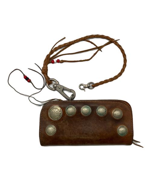 RED MOON（レッドムーン）RED MOON (レッドムーン) 長財布 ブラウンの古着・服飾アイテム