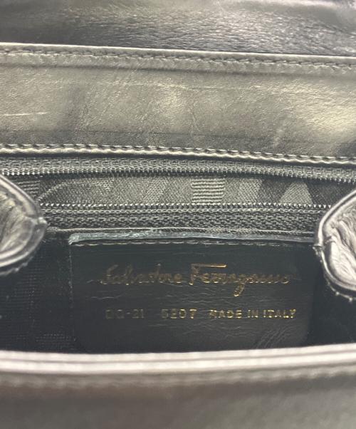 Salvatore Ferragamo（サルヴァトーレ フェラガモ）Salvatore Ferragamo (サルヴァトーレ フェラガモ) ミニリュック ブラックの古着・服飾アイテム